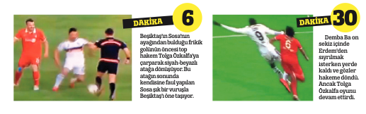 Beşiktaş-Gaziantep maçına hakem kararları damga vurdu